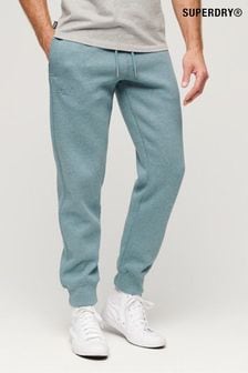 Superdry Blue Grey Essential Logo 100% Cotton Joggers (N15595) | $94