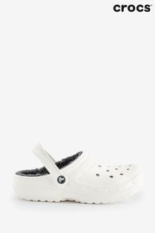 Weiß - Crocs Klassische Clogs mit flauschigem Futter (N15632) | 86 €