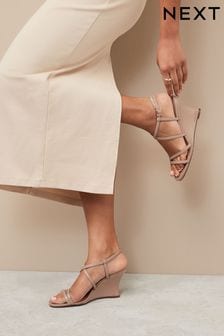 Camel Forever Comfort® Strappy Wedges (N15813) | LEI 240