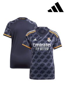 adidas Blue Real Madrid Away Shirt 2023-24 Womens (N15958) | €91