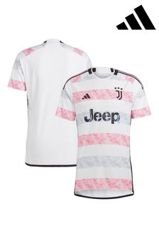 adidas White Juventus Away Authentic Shirt 2023-24 (N15973) | SGD 252
