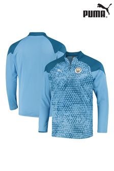 Albastru - bluză de trening din fleece Puma Manchester City (N16035) | 418 LEI