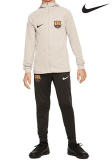 Nike Grey Barcelona Strike Tracksuit With Hoodie Kids (N16082) | €108