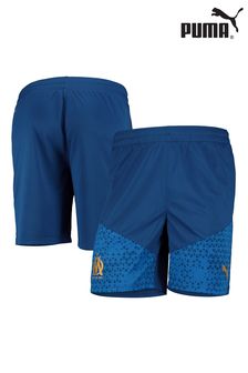 Puma Turquoise Blue Olympique de Marseille Training Shorts (N16131) | kr454