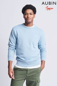 Синий - Свободный свитер с круглым вырезом Aubin Vestry (N16237) | €105