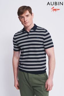 Aubin Dryden Knitted Cashmere Blend Polo Shirt (N16249) | LEI 472