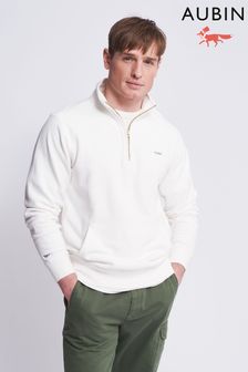 Weiß - Aubin Provost Sweatshirt mit RV-Kragen (N16250) | 139 €