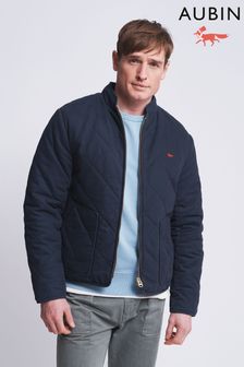 Aubin Blue Laxton Diamond Quilted Jacket (N16259) | €224