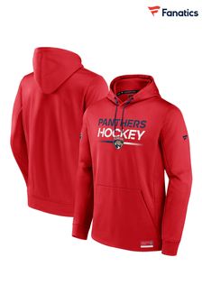 Fanatics Red Florida Panthers Authentic Pro Poly Fleece Pull Over Hoodie (N16536) | HK$720