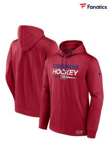 Fanatics Red Montreal Canadiens Authentic Pro Poly Fleece Pull Over Hoodie (N16571) | HK$720