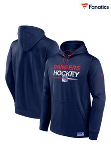 Fanatics Blue New York Rangers Authentic Pro Poly Fleece Pull Over Hoodie (N16592) | HK$720