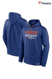 Fanatics Blue Edmonton Oilers Authentic Pro Poly Fleece Pull Over Hoodie (N16596) | HK$720