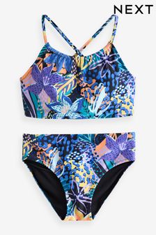Girls Bikinis Floral Holiday Swimwear Next Luxembourg