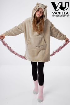 棕色Pusheen - Vanilla Underground女童款毛毯連帽衫 (N16768) | HK$370