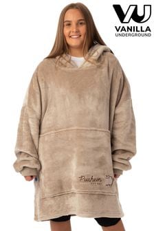 棕色Pusheen貓咪圖案 - Vanilla Underground女款毛毯連帽衫 (N16774) | NT$2,520