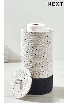 Black & White Toilet Roll Storage (N16893) | kr246