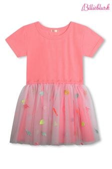 Billieblush Pink Short Sleeve Tutu Skirt Party Dress (N16934) | 438 SAR