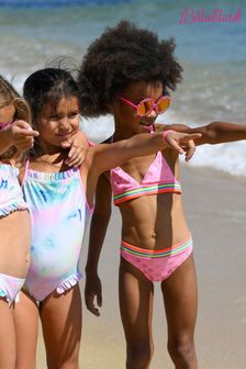 Billieblush Pink Rainbow Shimmer Frill Bikini (N16940) | 337 SAR