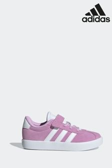 adidas Lilac Purple Kids Sportswear VL Court 3.0 Trainers (N17124) | HK$339