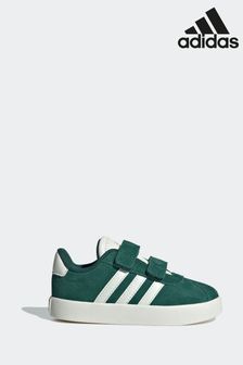 adidas Green/White VL Court 3.0 Shoes (N17132) | 191 SAR