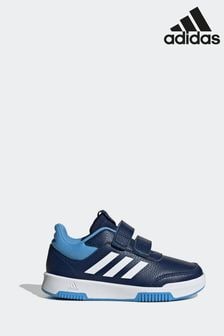 adidas Blue/White Tensaur Hook and Loop Shoes (N17133) | 179 SAR