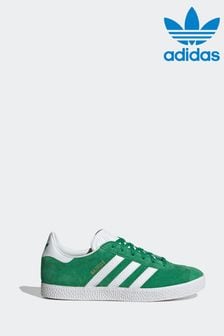 أخضر/أبيض - حذاء رياضي Gazelle من adidas Originals (N17209) | 351 ر.س