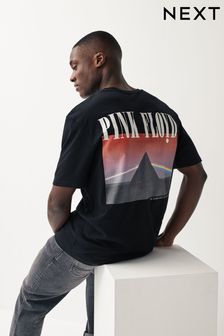 Black Pink Floyd License T-Shirt (N17324) | €12.50
