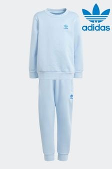 adidas Light Blue Originals Adicolor Crew Set (N17345) | HK$391