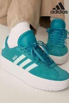 أزرق/أبيض - Adidas Kids Vl Court Bold Trainers (N17465) | 23 ر.ع