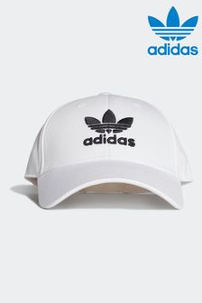 أبيض - قبعة كاب بيسبول بعلامة الوريقات الثلاث من adidas Originals (N17802) | 9 ر.ع