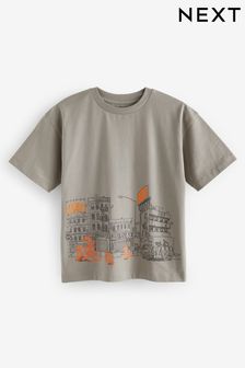 Cement Skate Relaxed Fit Short Sleeve Graphic T-Shirt (3-16yrs) (N17941) | €8 - €13