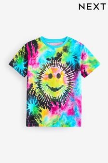 Multi Tie Dye All-Over Print Short Sleeves 100% Cotton T-Shirt (3-16yrs) (N17945) | $17 - $22