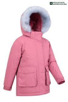 Mountain Warehouse Pink Ranger Plain Kids Water Resistant Jacket (N18170) | €64