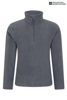 Mountain Warehouse Grey Camber II Kids Half Zip Fleece (N18176) | $31