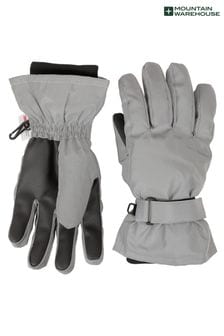 Mountain Warehouse Grey Reflective Kids Fleece Lined Gloves (N18201) | ￥4,050