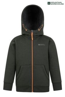 Mountain Warehouse Green Kids Nordic II Sherpa Lined Full Zip Hoodie (N18215) | €37