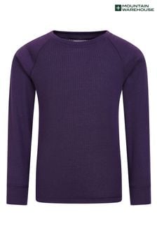 Mountain Warehouse Purple Talus Kids Round Neck Thermal Top (N18218) | SGD 35