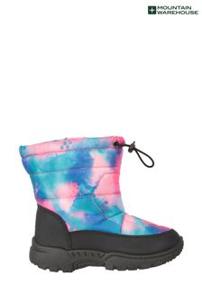 Rosa - Botas para la nieve estampadas de bebé Caribou de Mountain Warehouse (N18220) | 34 €