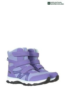 Mountain Warehouse Purple Kids Slope Softshell Snow Boots (N18227) | kr558