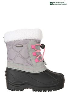 Mountain Warehouse Arctic Junior Waterproof Fleece Lined Snow Boots