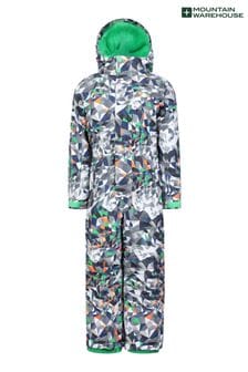 Mountain Warehouse Cloud Printed Kids Waterproof Fleece Lined Snowsuit (N18235) | ￥11,980