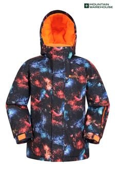 Синьо-помаранчевий - Mountain Warehouse Дитяча снігова куртка з флісовою підкладкою з принтом Raptor (N18237) | 3 204 ₴
