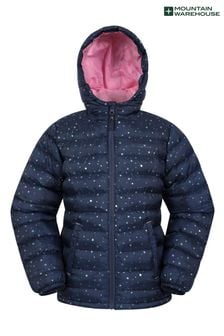 Mountain Warehouse Blue Kids Seasons Water Resistant Padded Jacket (N18238) | €50