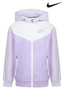 Nike Purple Little Kids Wind Runner Jacket (N18385) | kr701