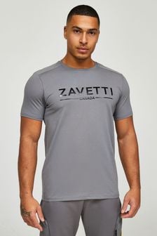 Серая футболка Zavetti Canada Daletto (N18402) | €60