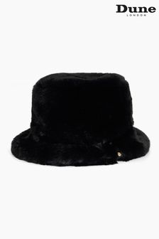 Dune London Furries Bob en fausse fourrure Chapeau noir (N18503) | €47
