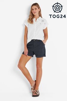 Tog 24 White Short Sleeve Scarlett Shirt (N18650) | $90