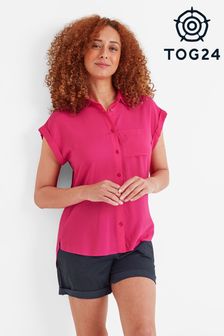Tog 24 Pink Alston Short Sleeve Plain Shirt (N18695) | KRW81,100