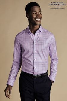 Charles Tyrwhitt Purple Stripe Egyptian Cotton Slim Fit Shirt (N18905) | 446 SAR