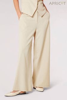 Apricot Natural Pinstripe Trousers (N20018) | $94